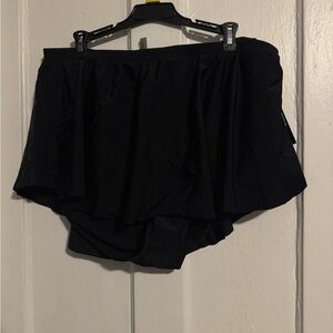 Torrid size 3 swim skirt with shorts underneath NWT black